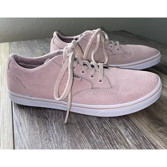 VANS Old Skool Pro Pink Canvas Skateboard Skater Sneaker Shoes Womens US Size 6 - Picture 1 of 10